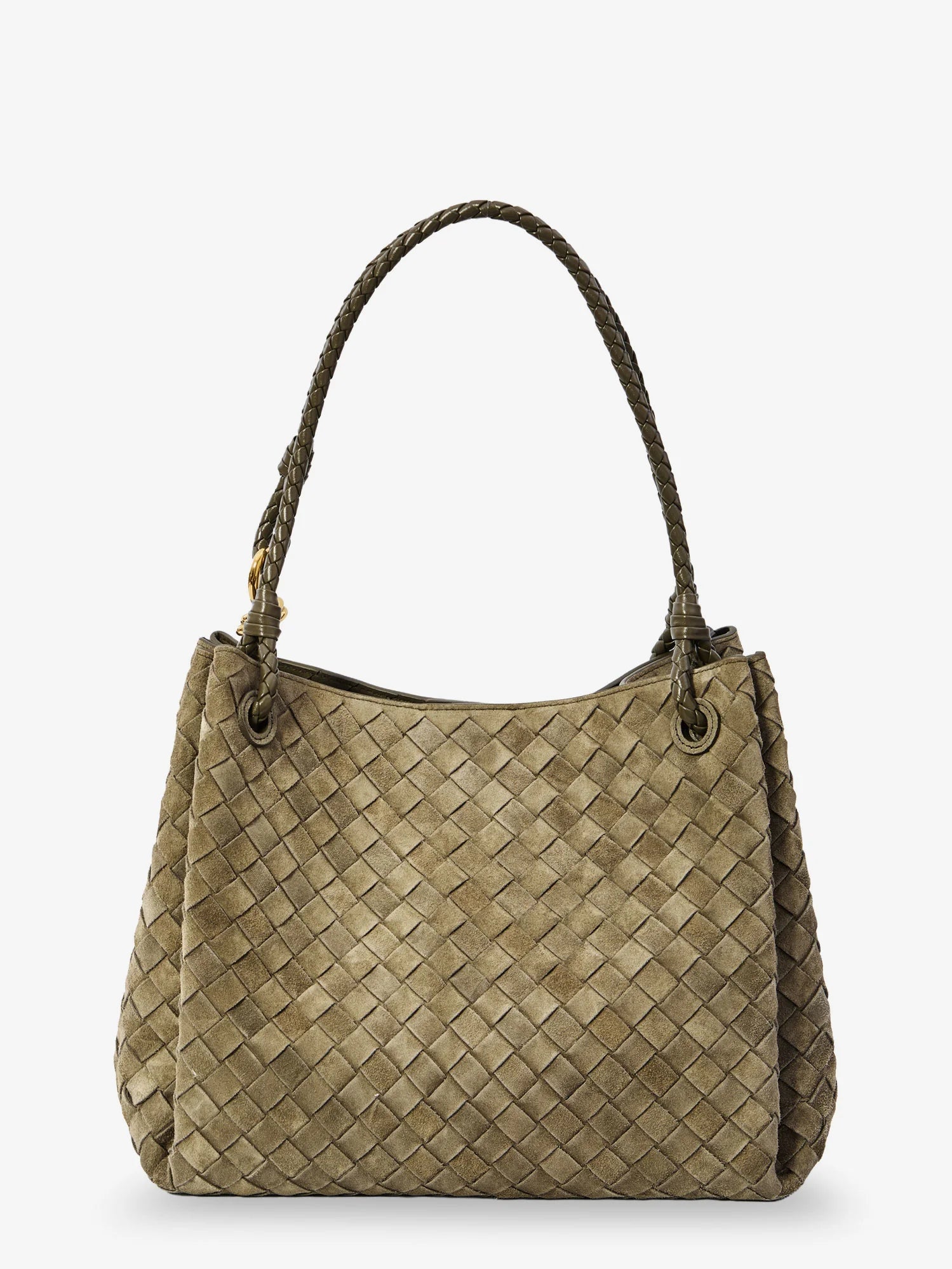 Parachute Large suede shoulder bag