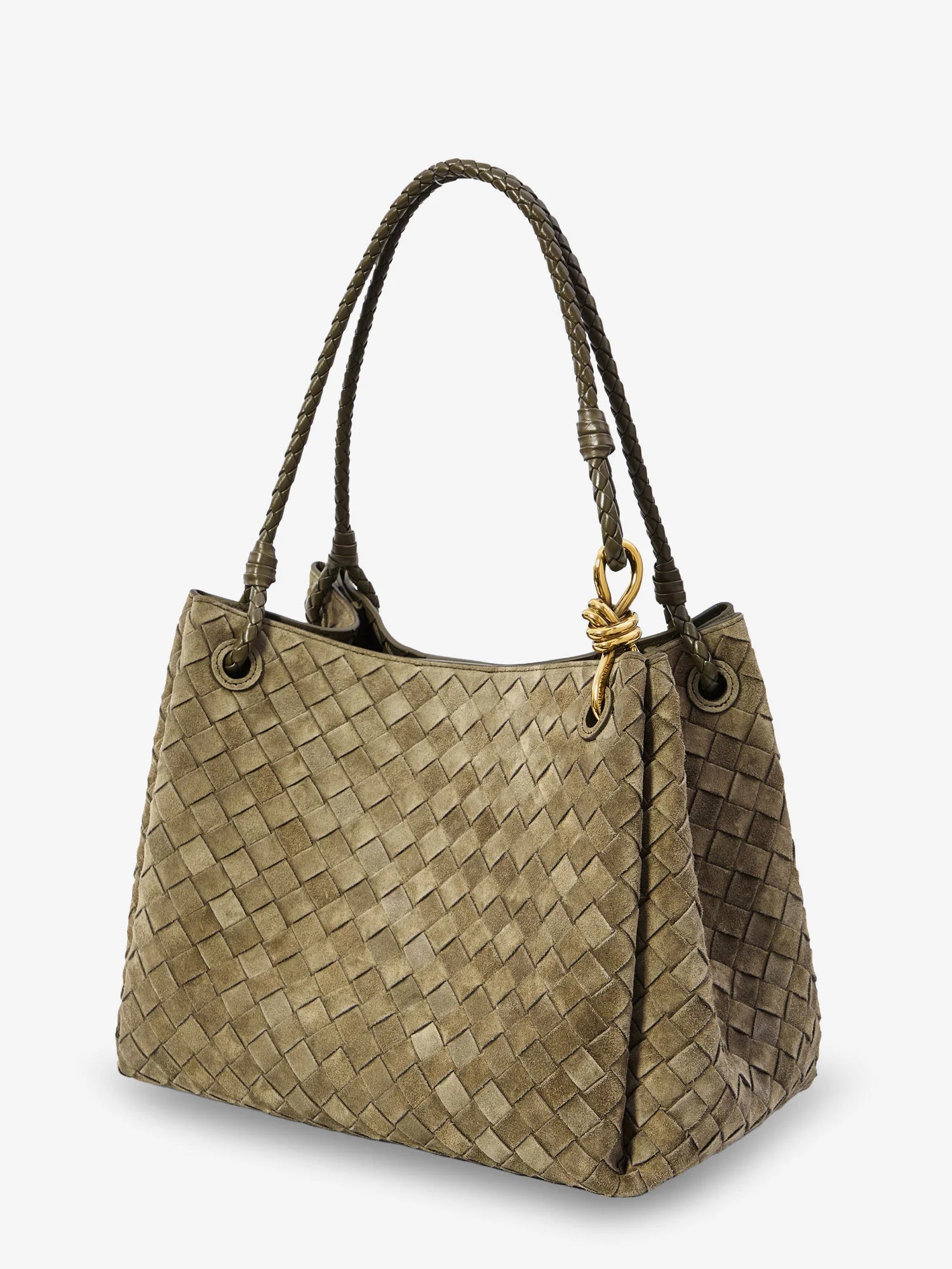 Parachute Large suede shoulder bag