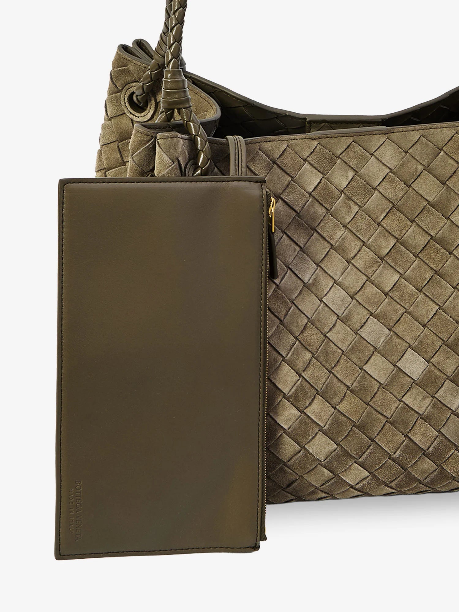 Parachute Large suede shoulder bag
