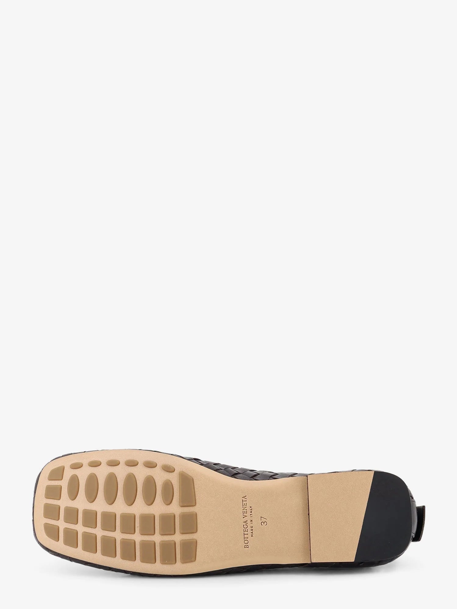 Charlotte leather ballerinas with Intrecciato motif