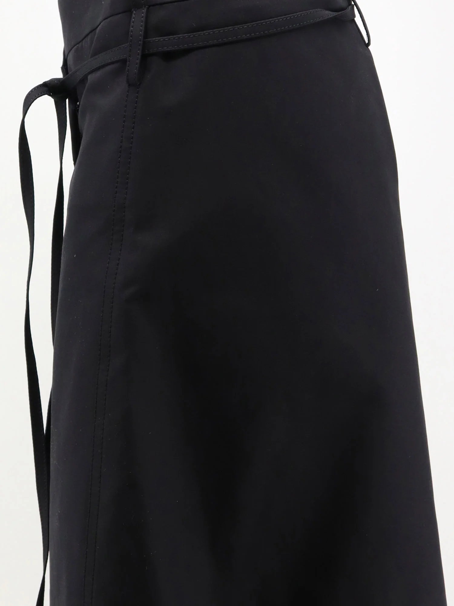 Compact cotton canvas skirt
