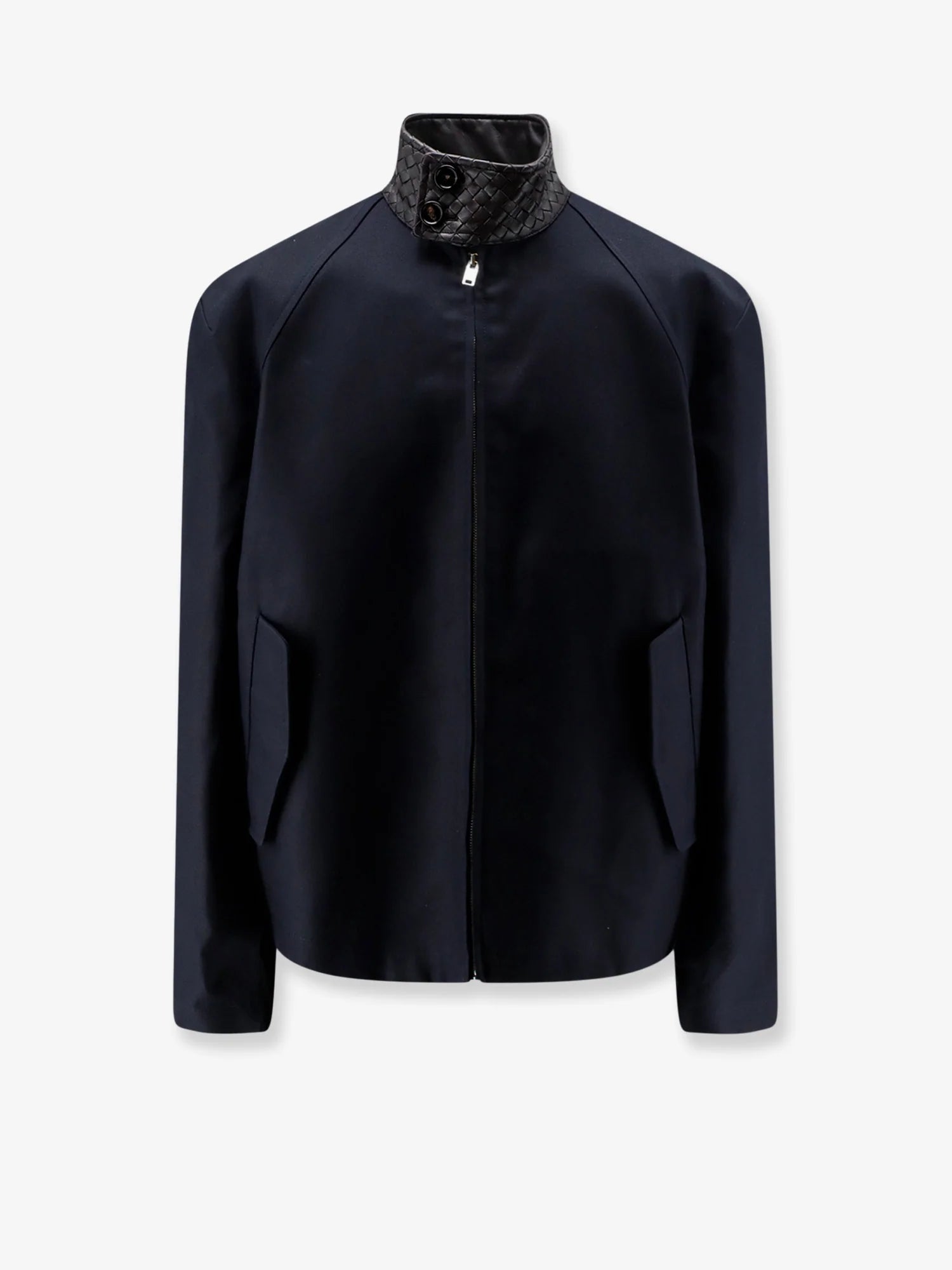 Harrington compact cotton gabardine jacket
