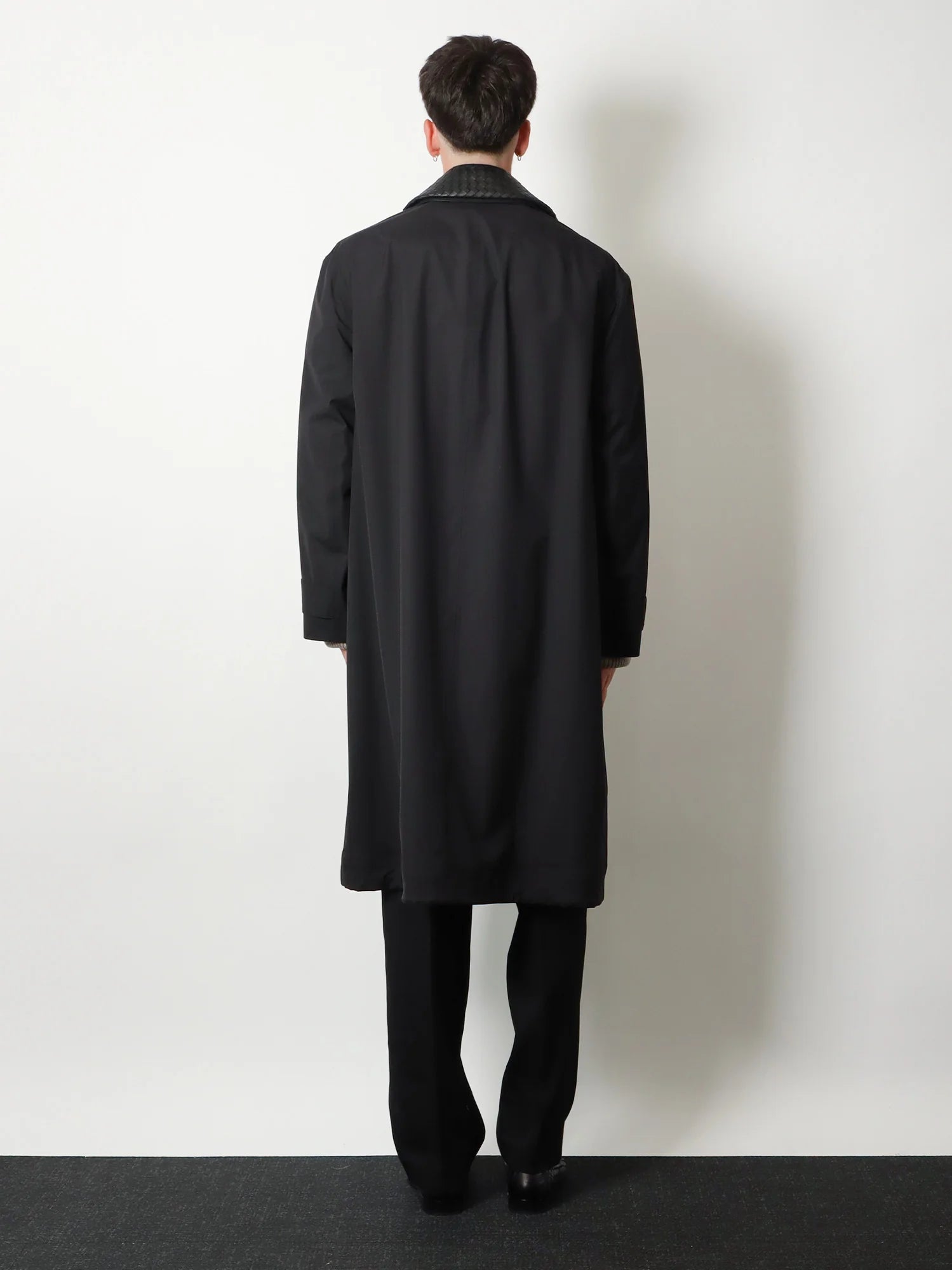 Wool and silk coat
