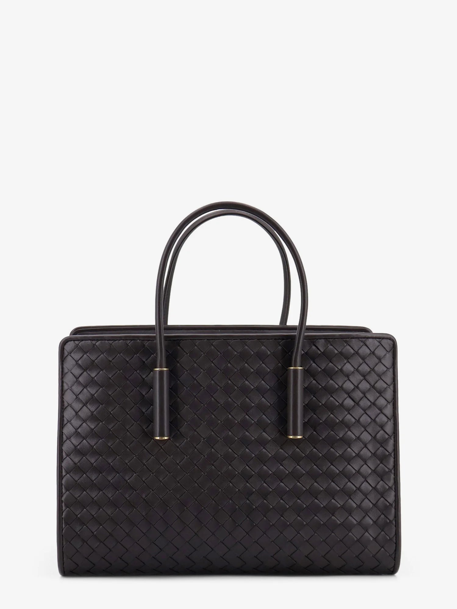 Barbara leather handbag with Intrecciato motif