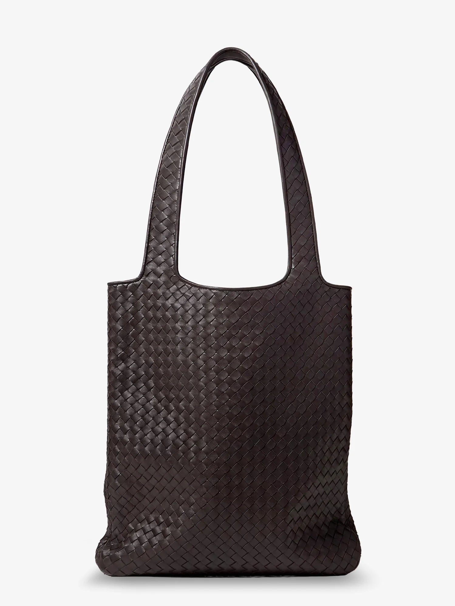 Veneto leather shoulder bag with Intrecciato motif