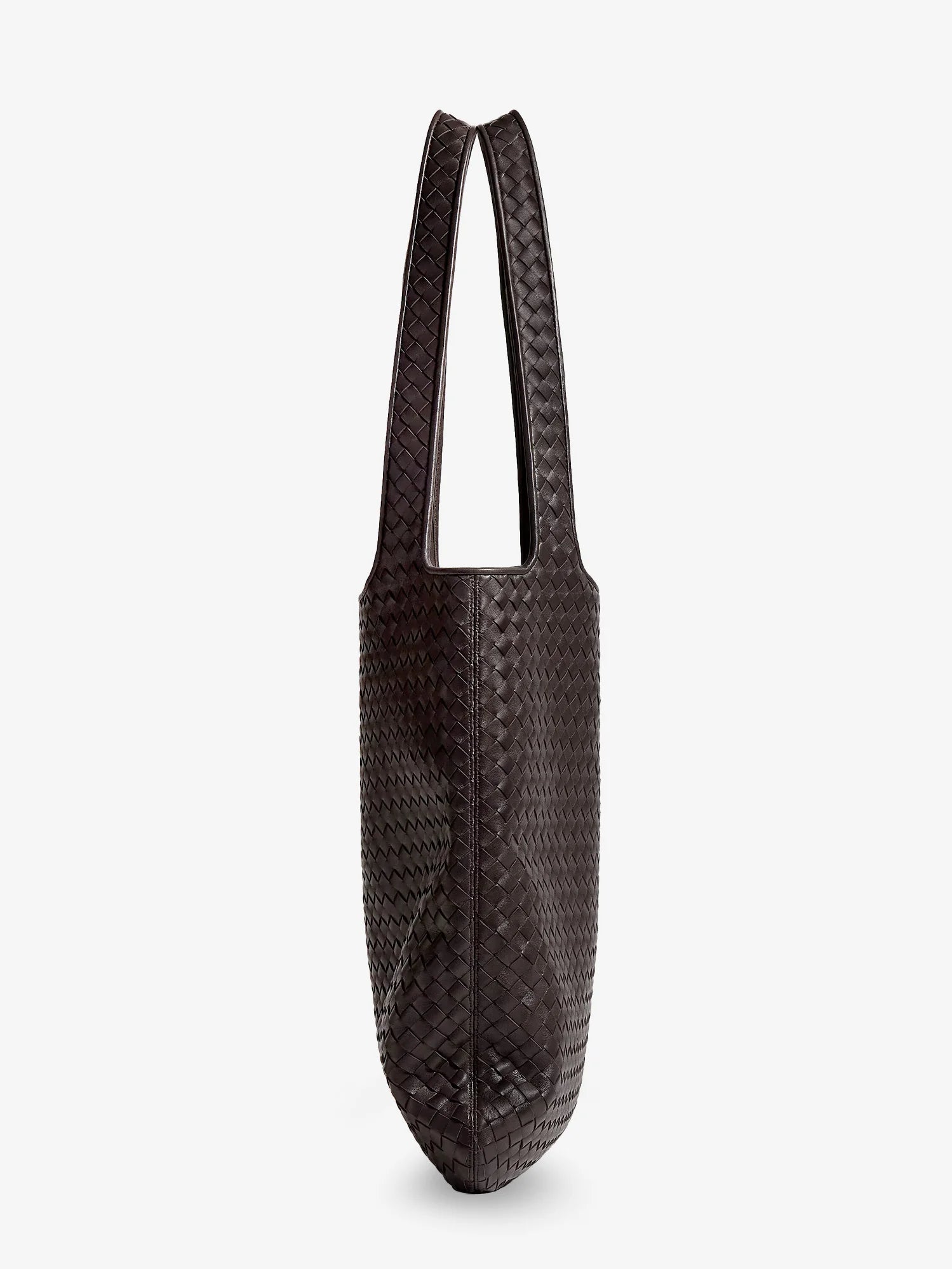 Veneto leather shoulder bag with Intrecciato motif