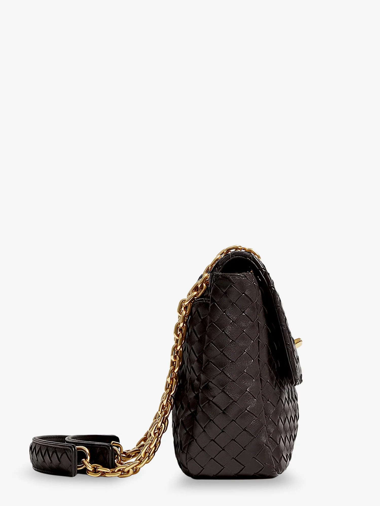 Madison leather shoulder bag with Knot detail