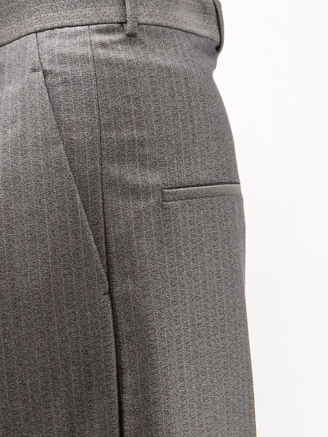 Wool and mohair trousers