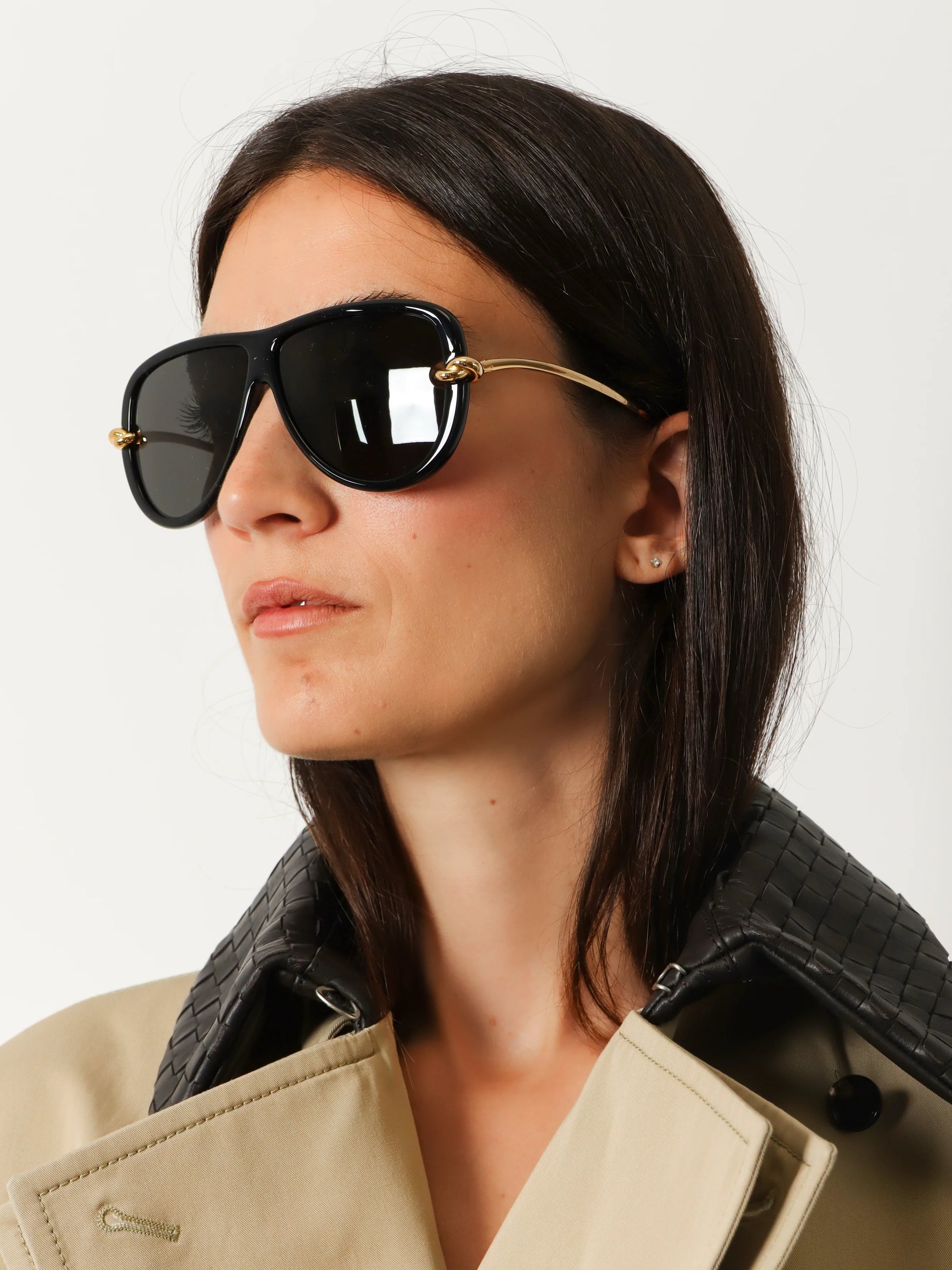 Knot Aviator Acetate Sunglasses