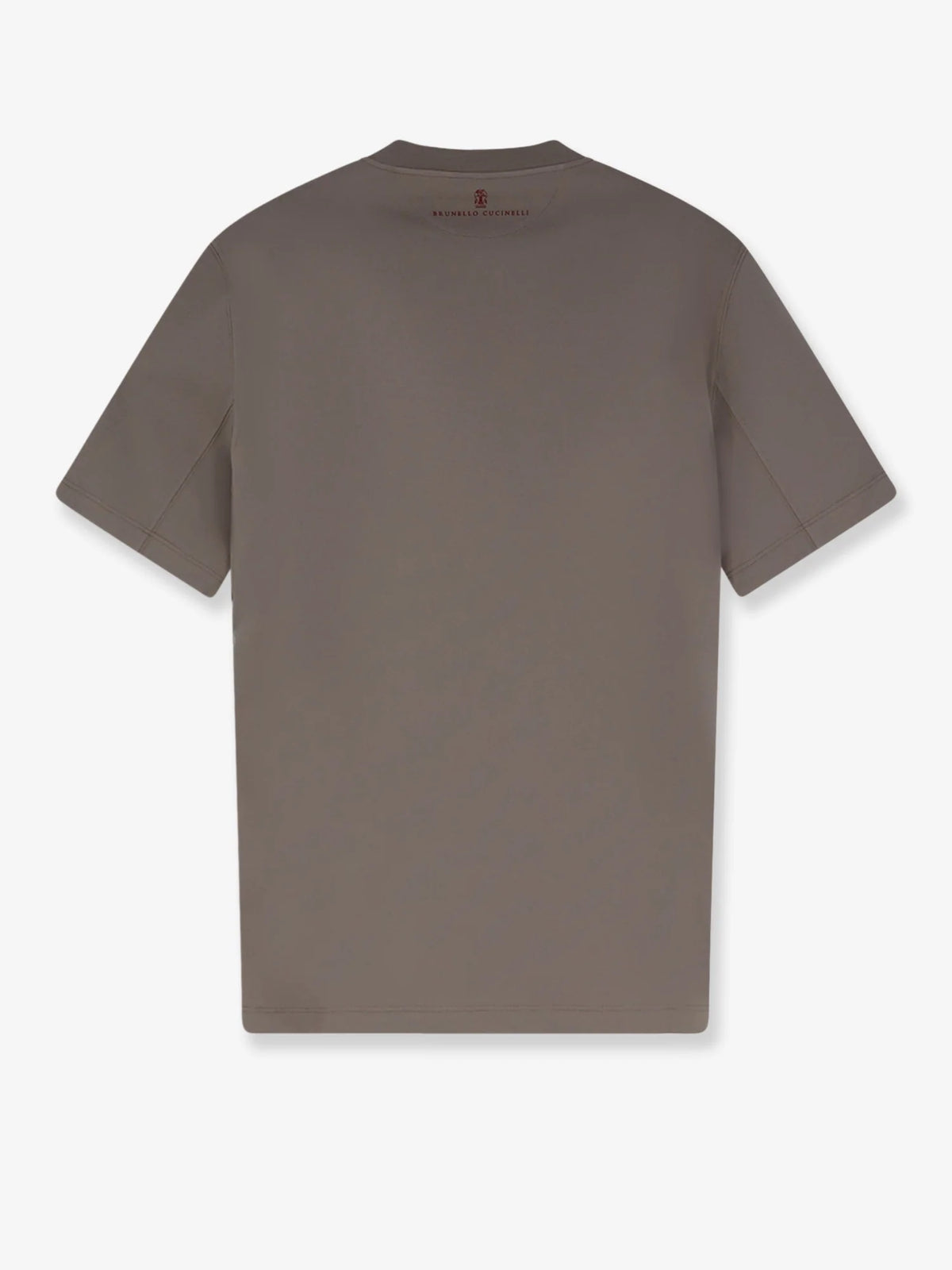 Cotton T-shirt with front embroidery