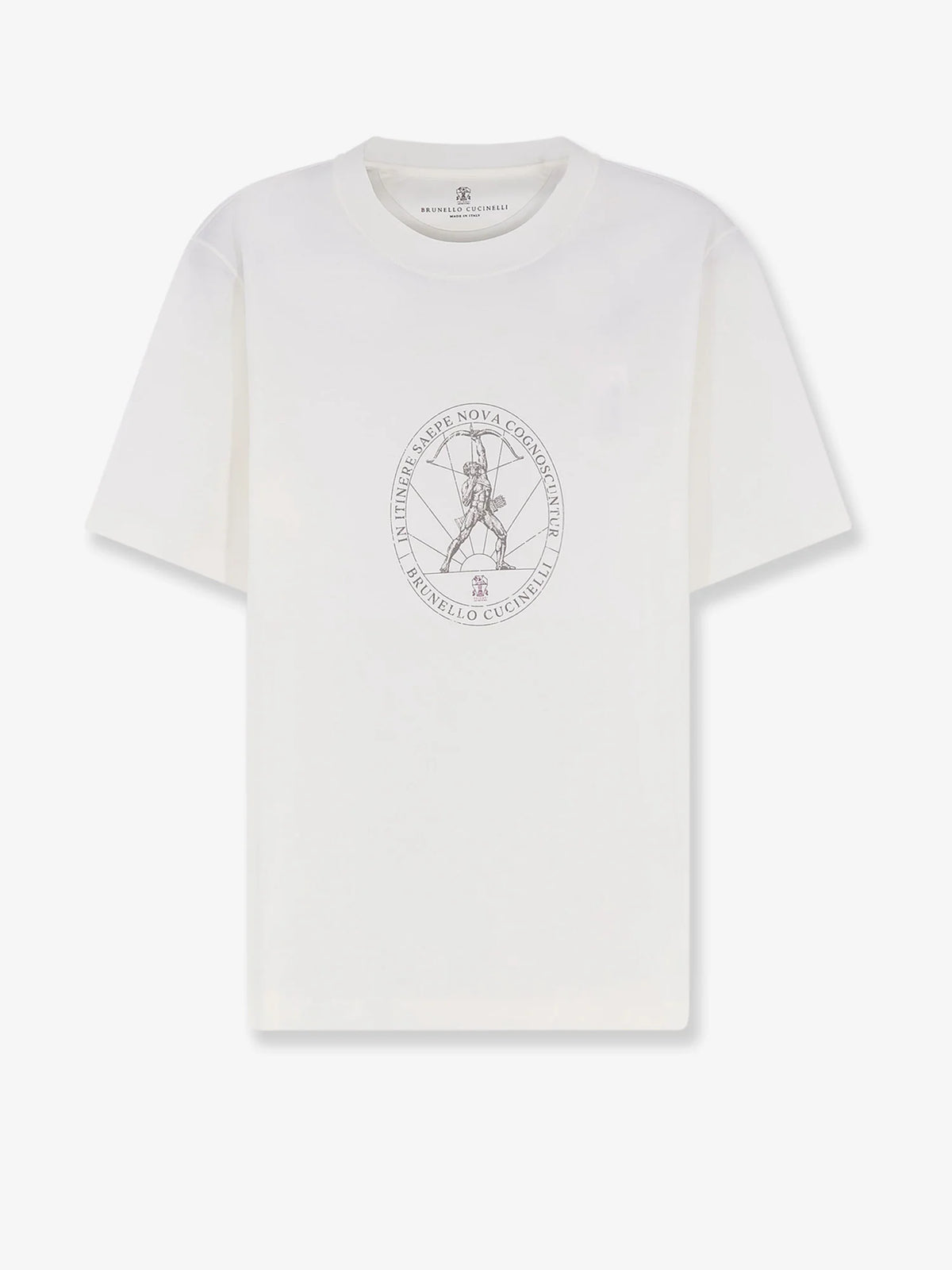 Cotton T-shirt with print on the front