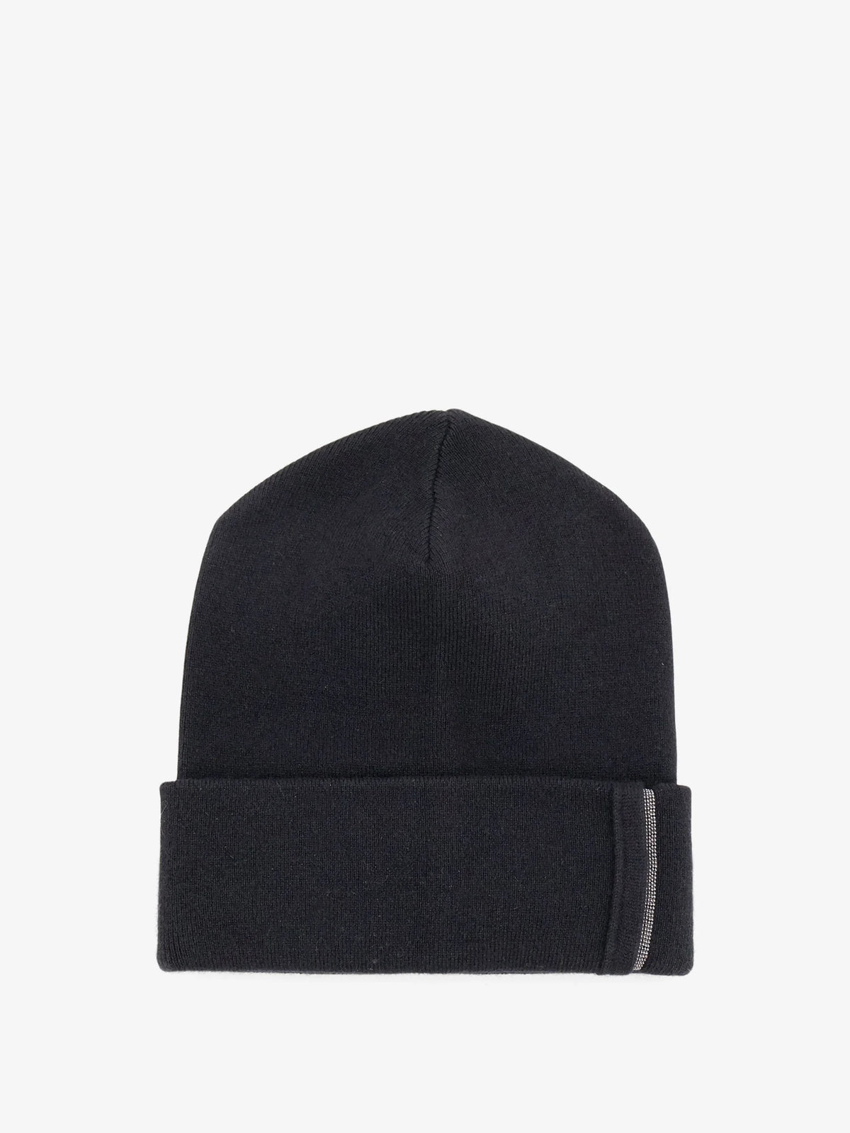 Cashmere hat with Monili detail