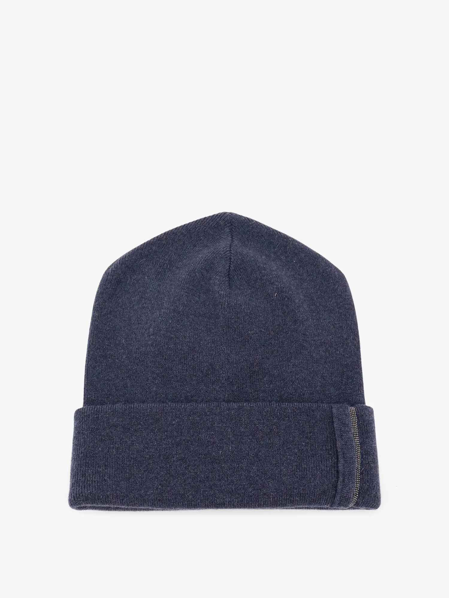 Cashmere hat with Monili detail