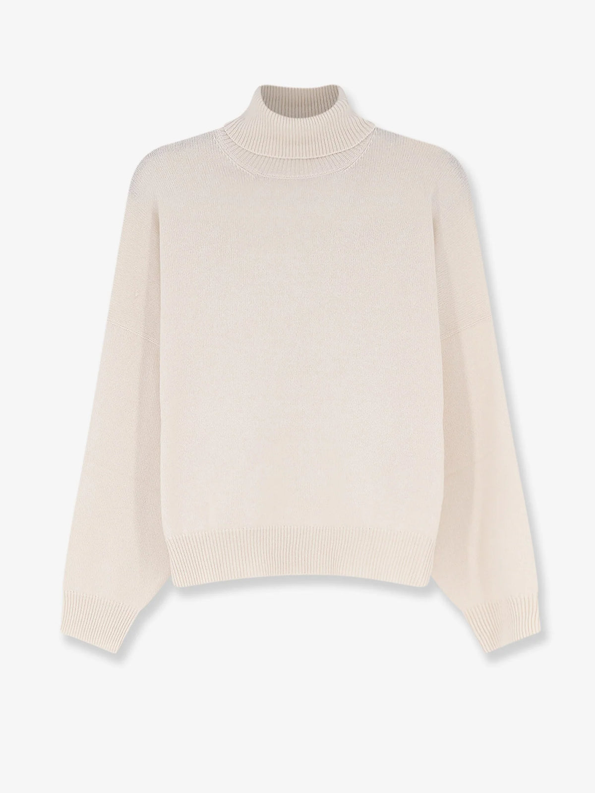 Cashmere turtleneck with Monili detail on the back
