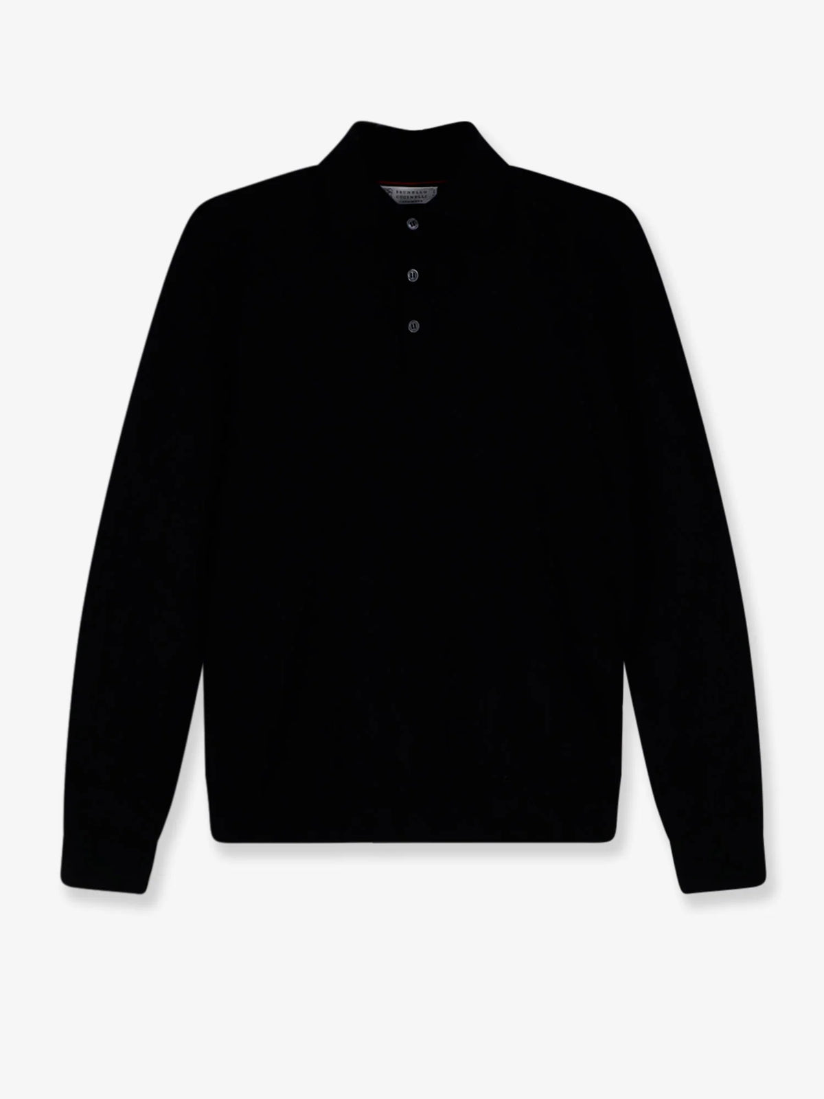 Cashmere and cotton polo shirt