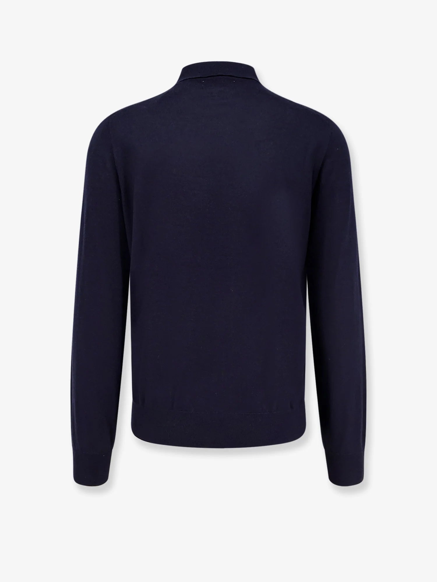 Cashmere and cotton polo shirt
