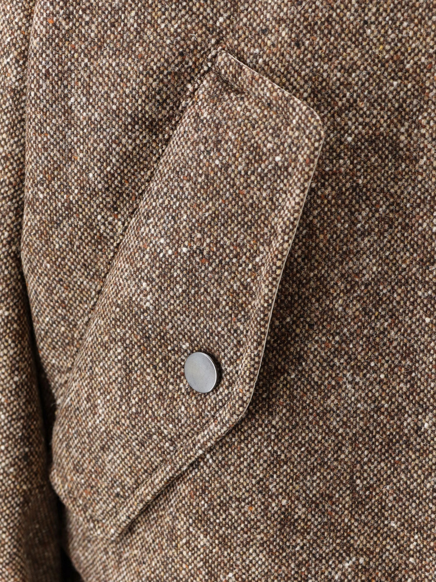Mélange virgin wool blend jacket