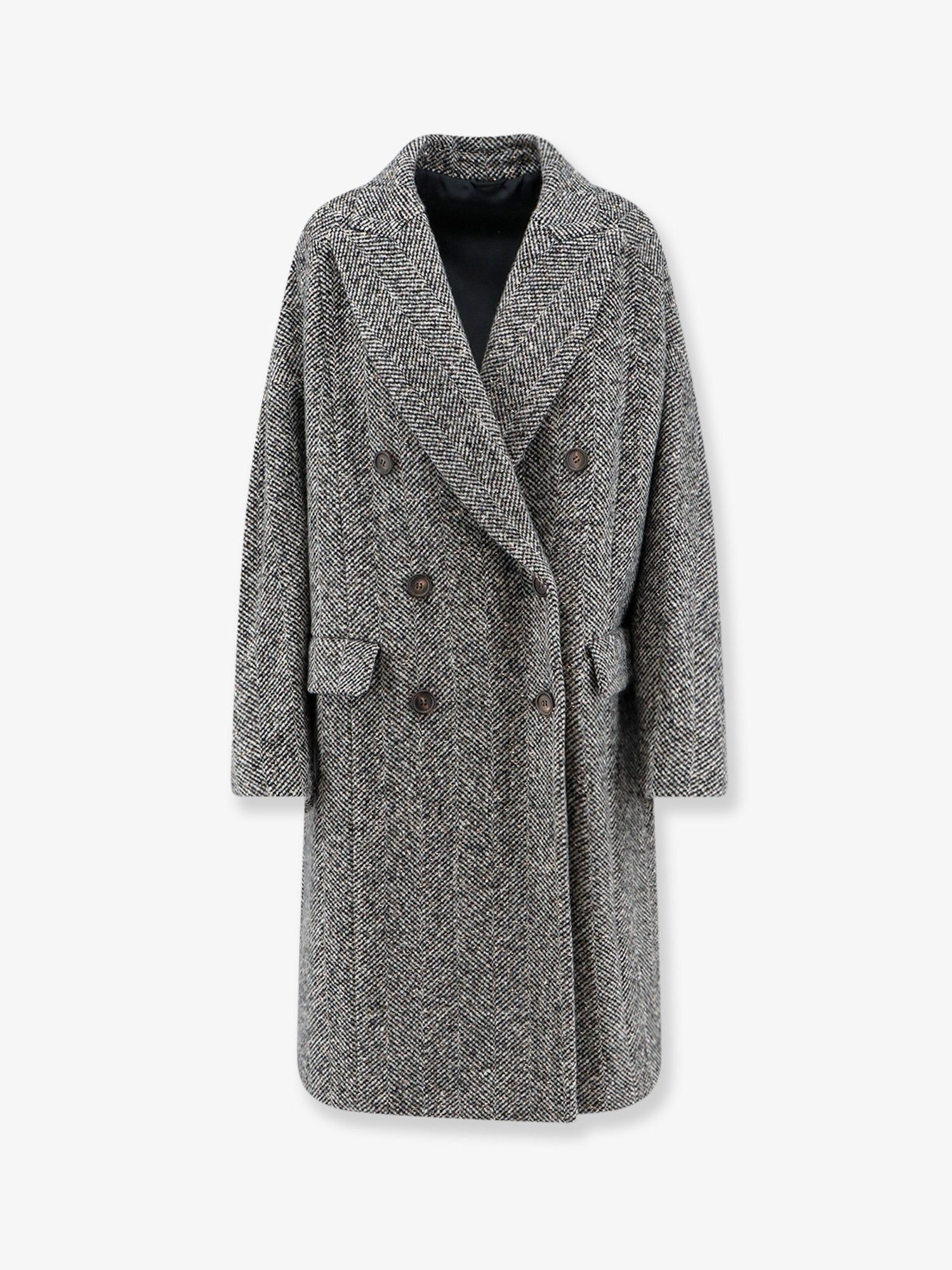 Virgin wool and alpaca overcoat