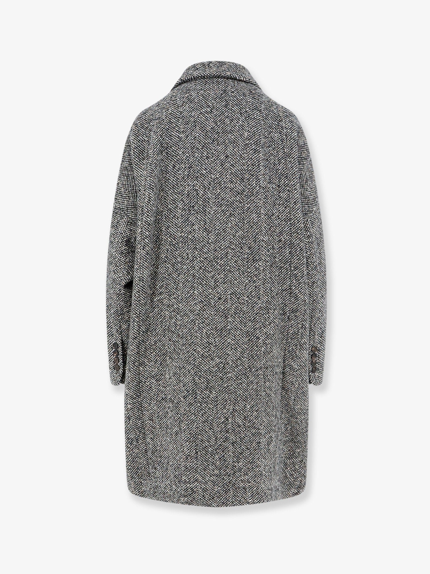 Virgin wool and alpaca overcoat