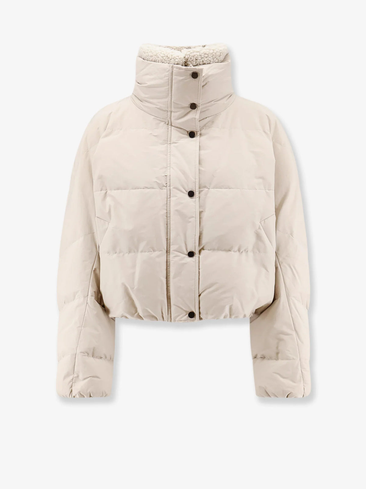 Down Jacket with Shearling collar