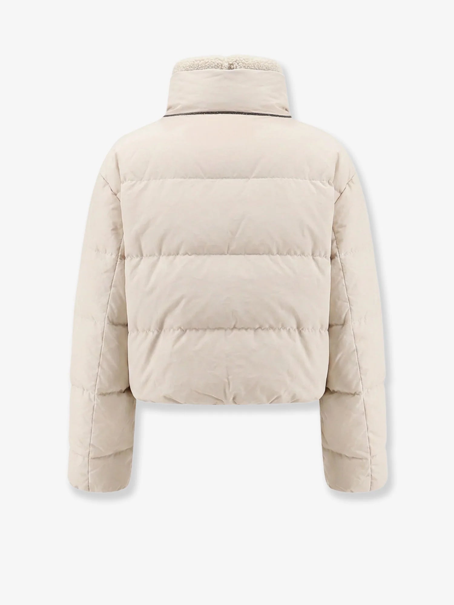 Down Jacket with Shearling collar