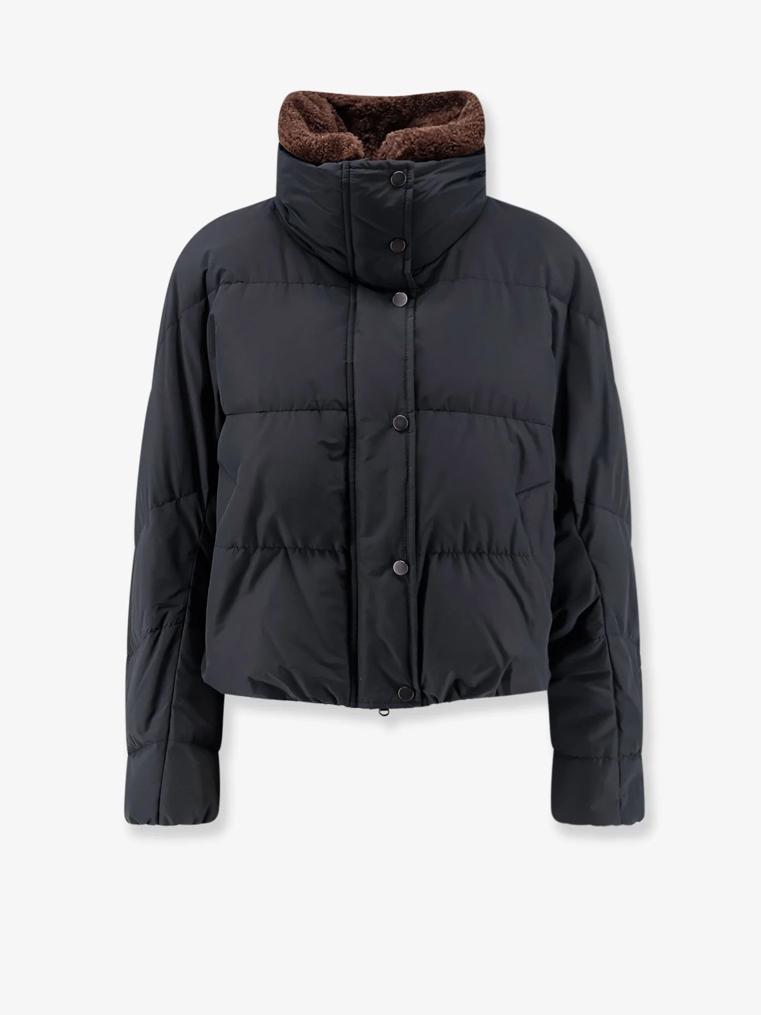 Down Jacket with Shearling collar