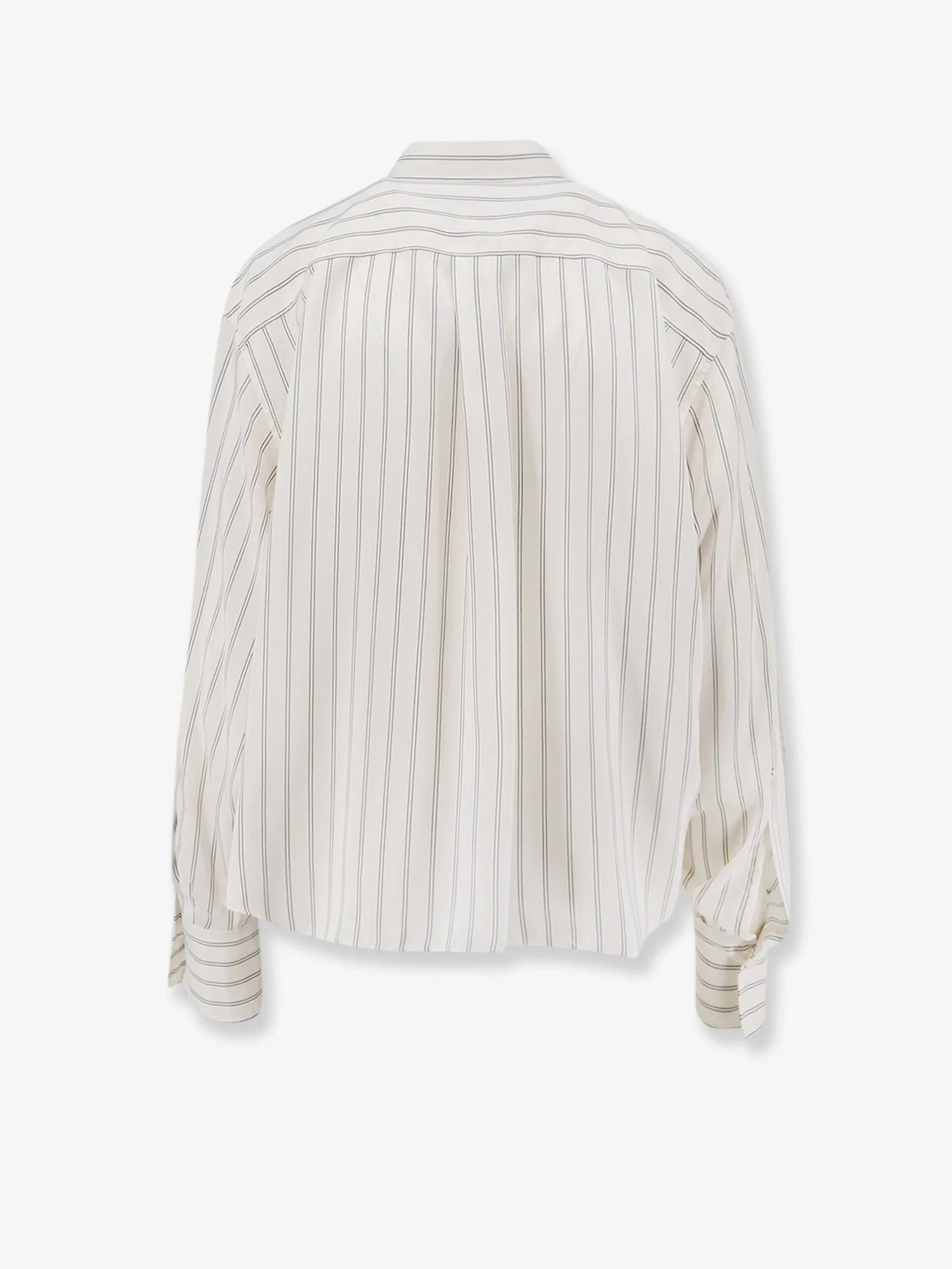 Striped silk shirt