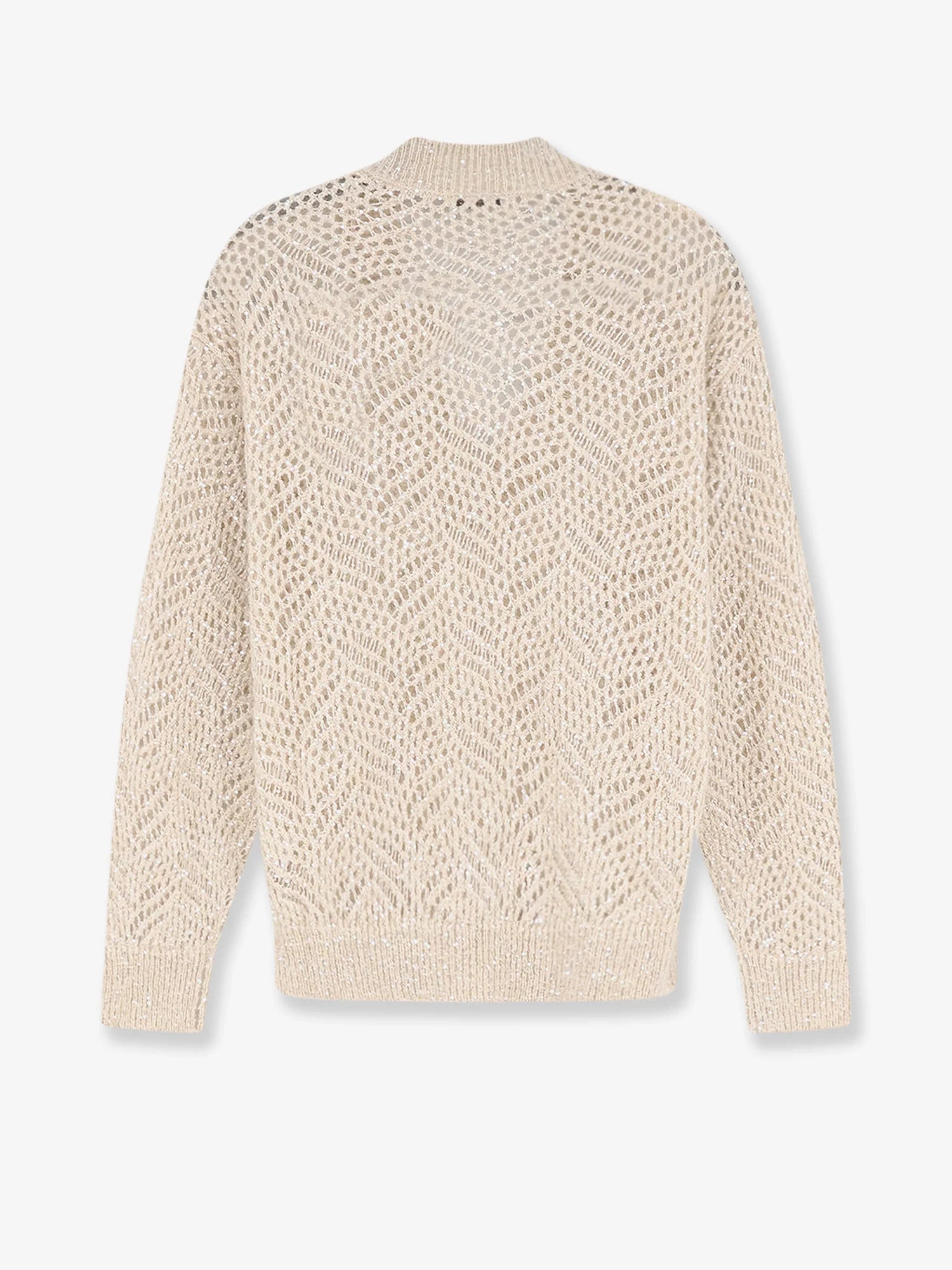 Mohair blend sweater with Dazzling pattern