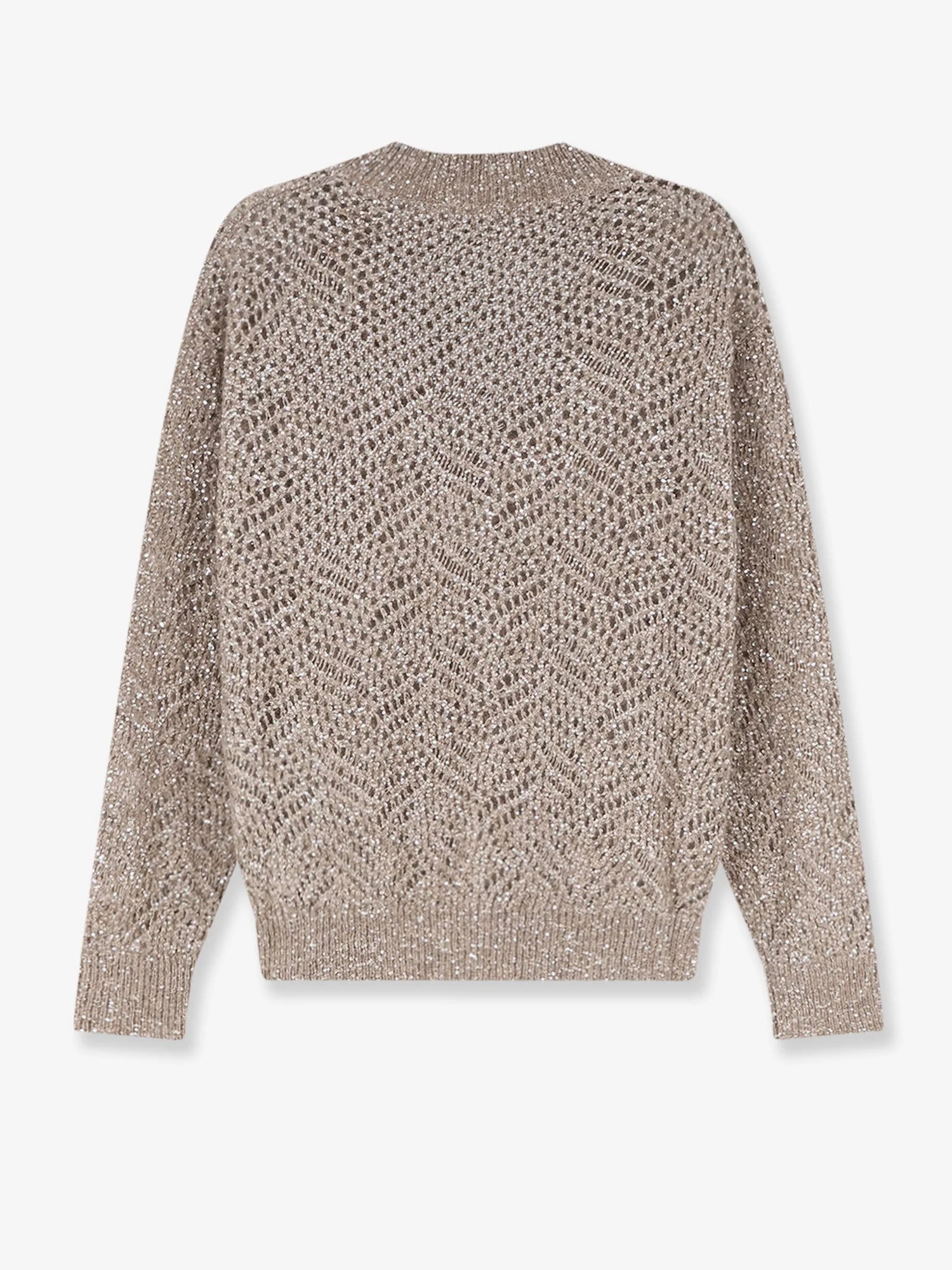 Mohair blend sweater with Dazzling pattern