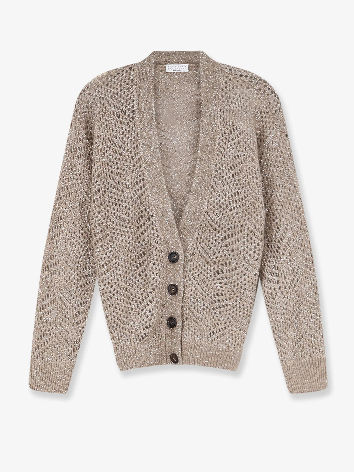 Mohair blend cardigan with iconic Dazzling motif