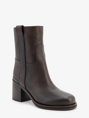 Vintage leather boots with Precious detail
