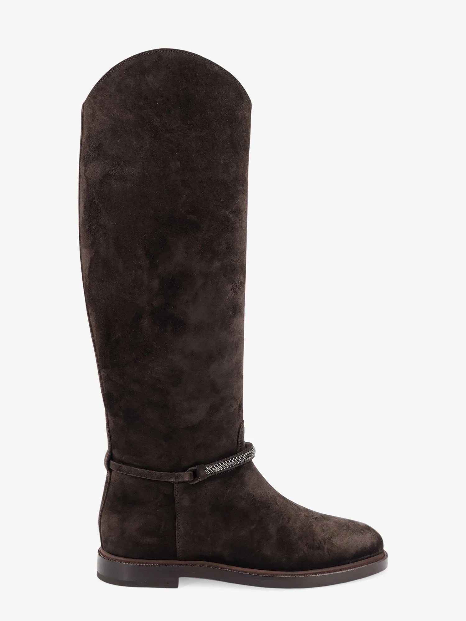 Precious Strap Suede Boots