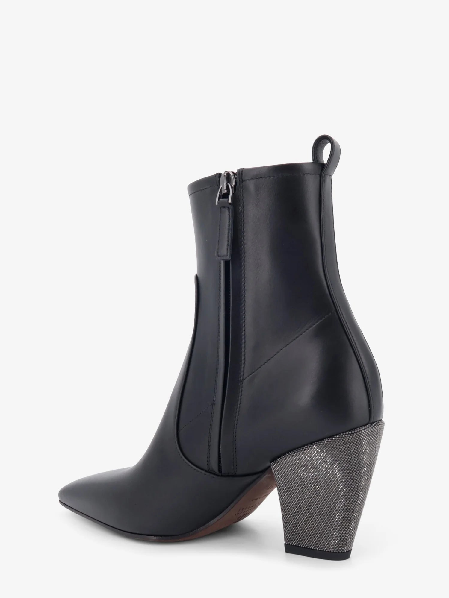Precious Heel leather ankle boots