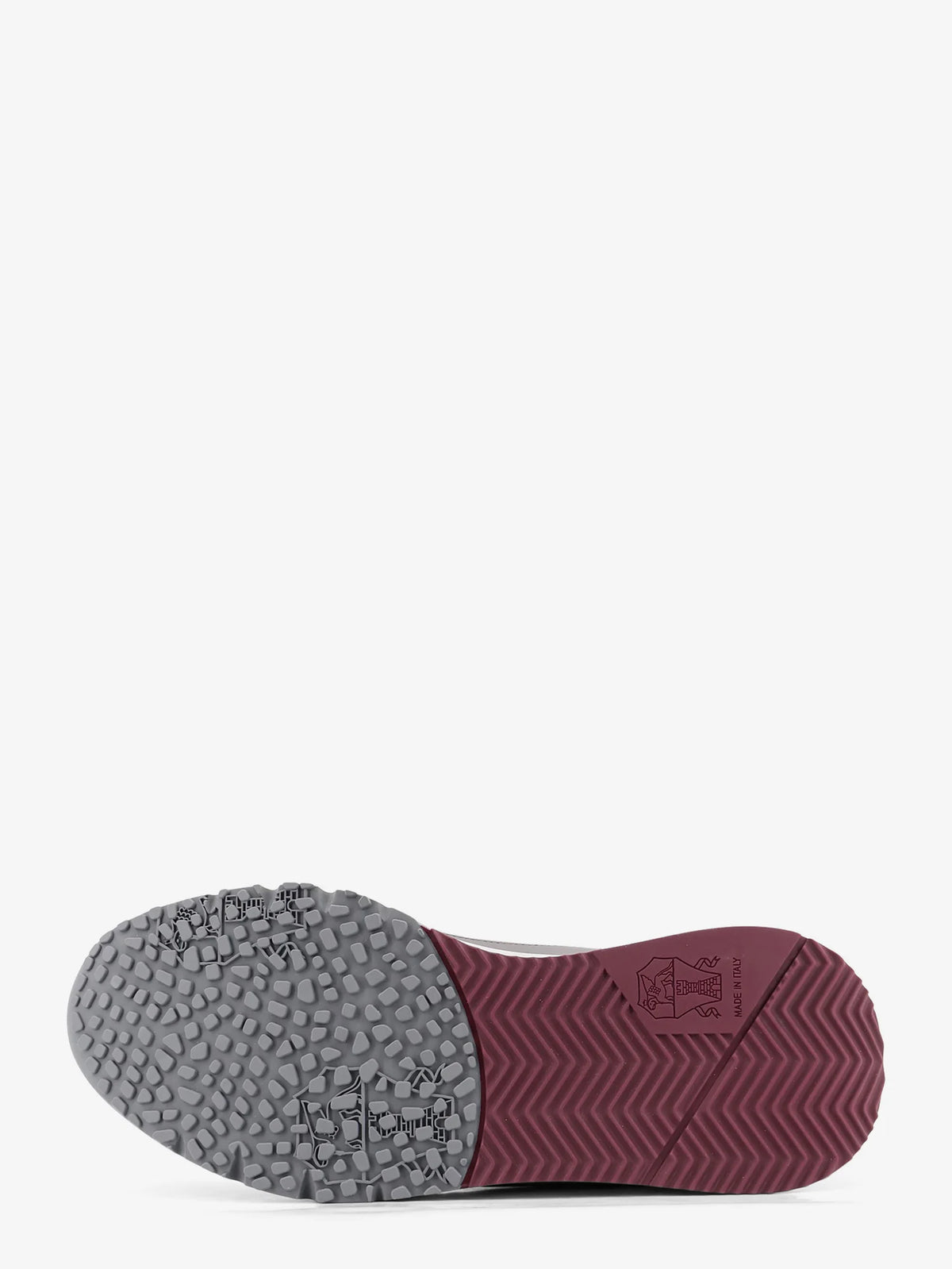 Suede sneakers with leather inserts