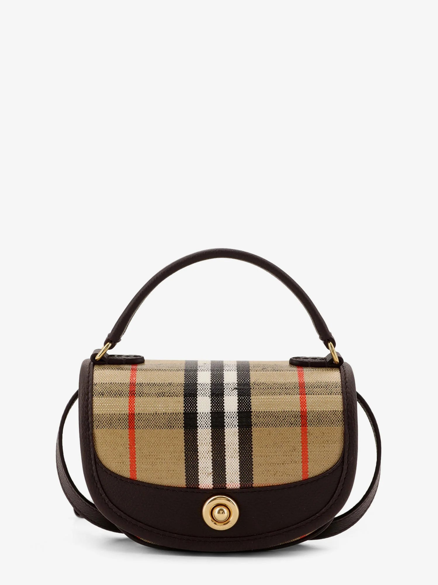 Highlands crossbody bag with iconic Check pattern