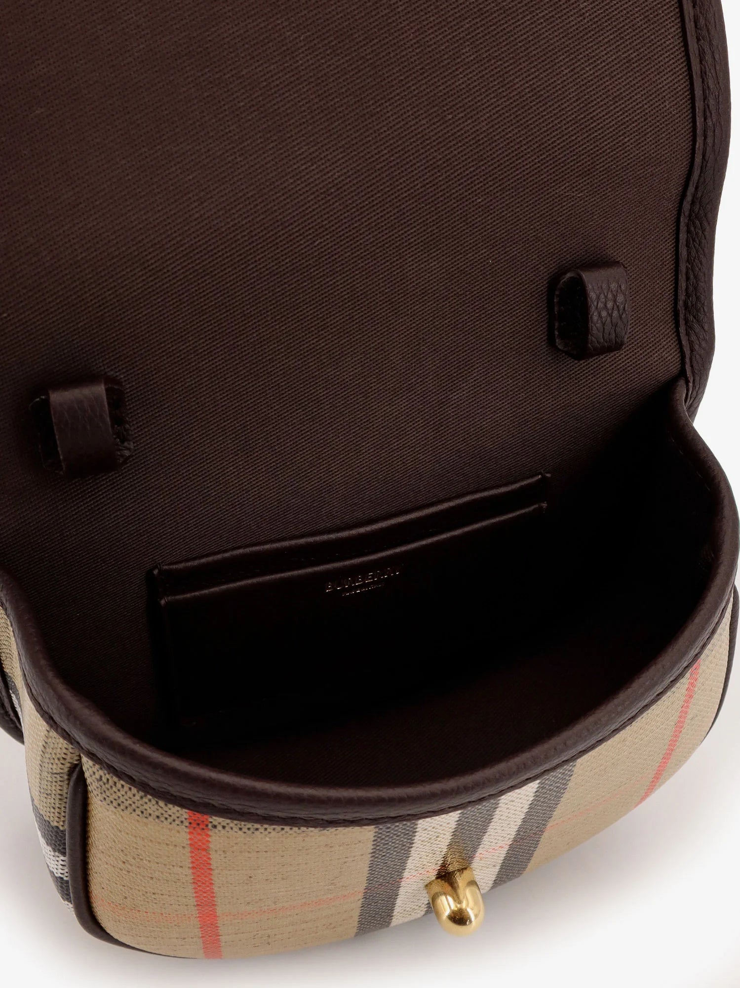 Highlands crossbody bag with iconic Check pattern
