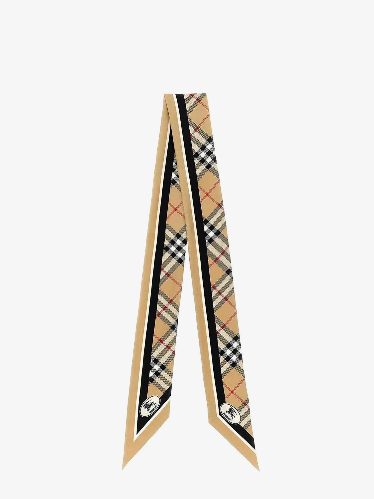 Medium Check silk bandeau