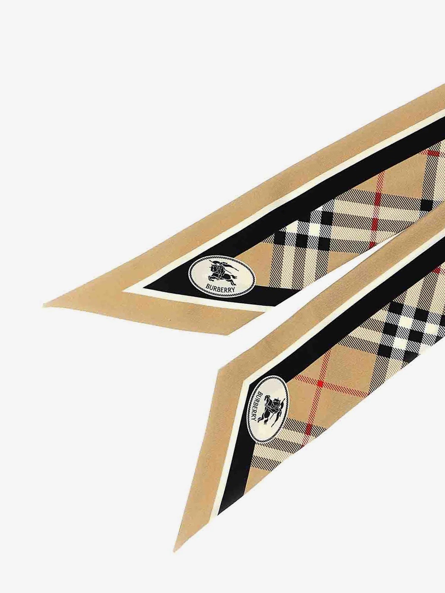 Medium Check silk bandeau