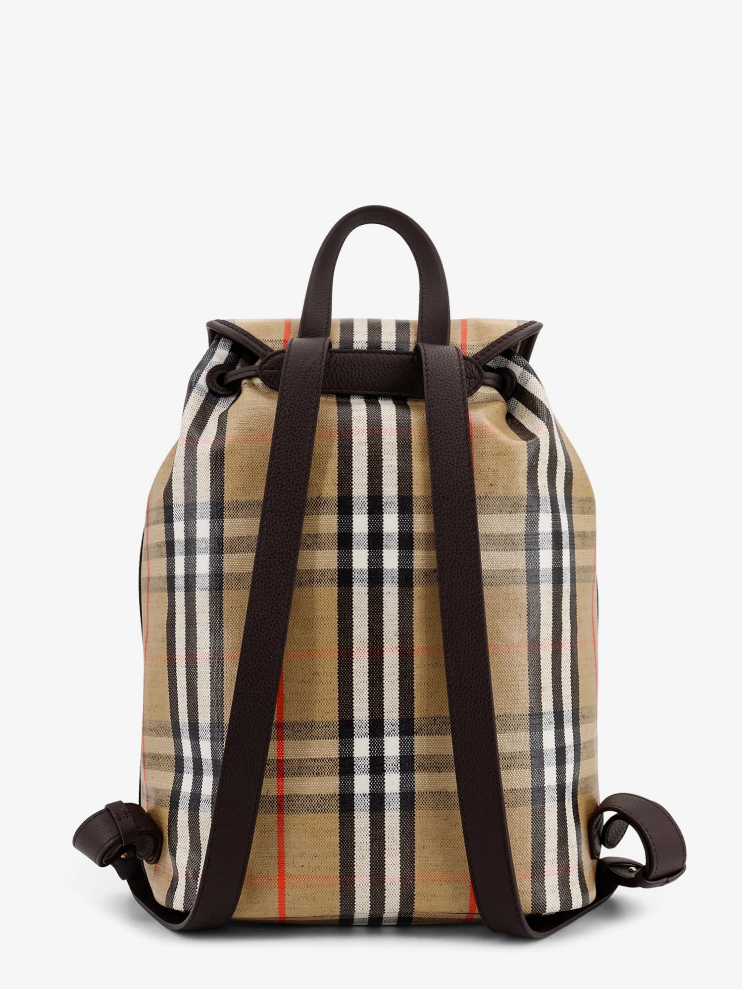 Highlands coated canvas backpack with front logo
