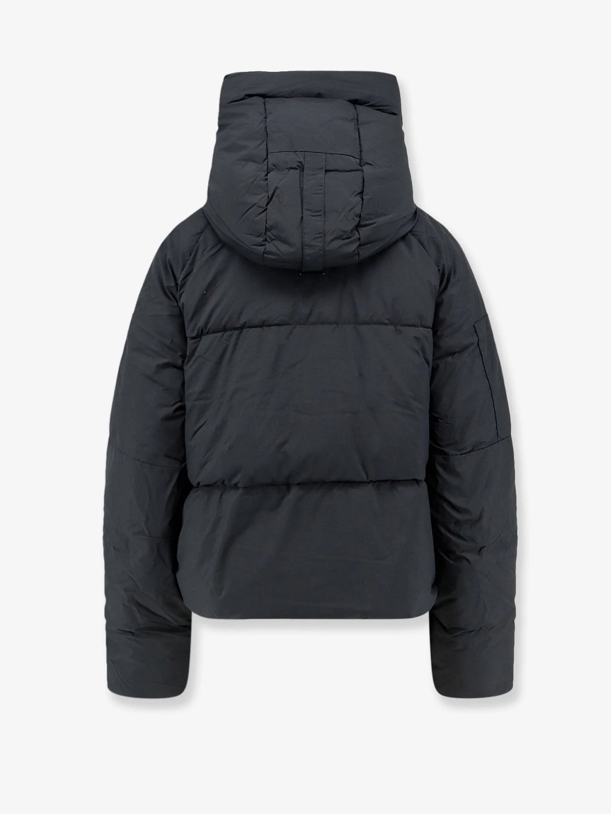 Recycled fabric down jacket