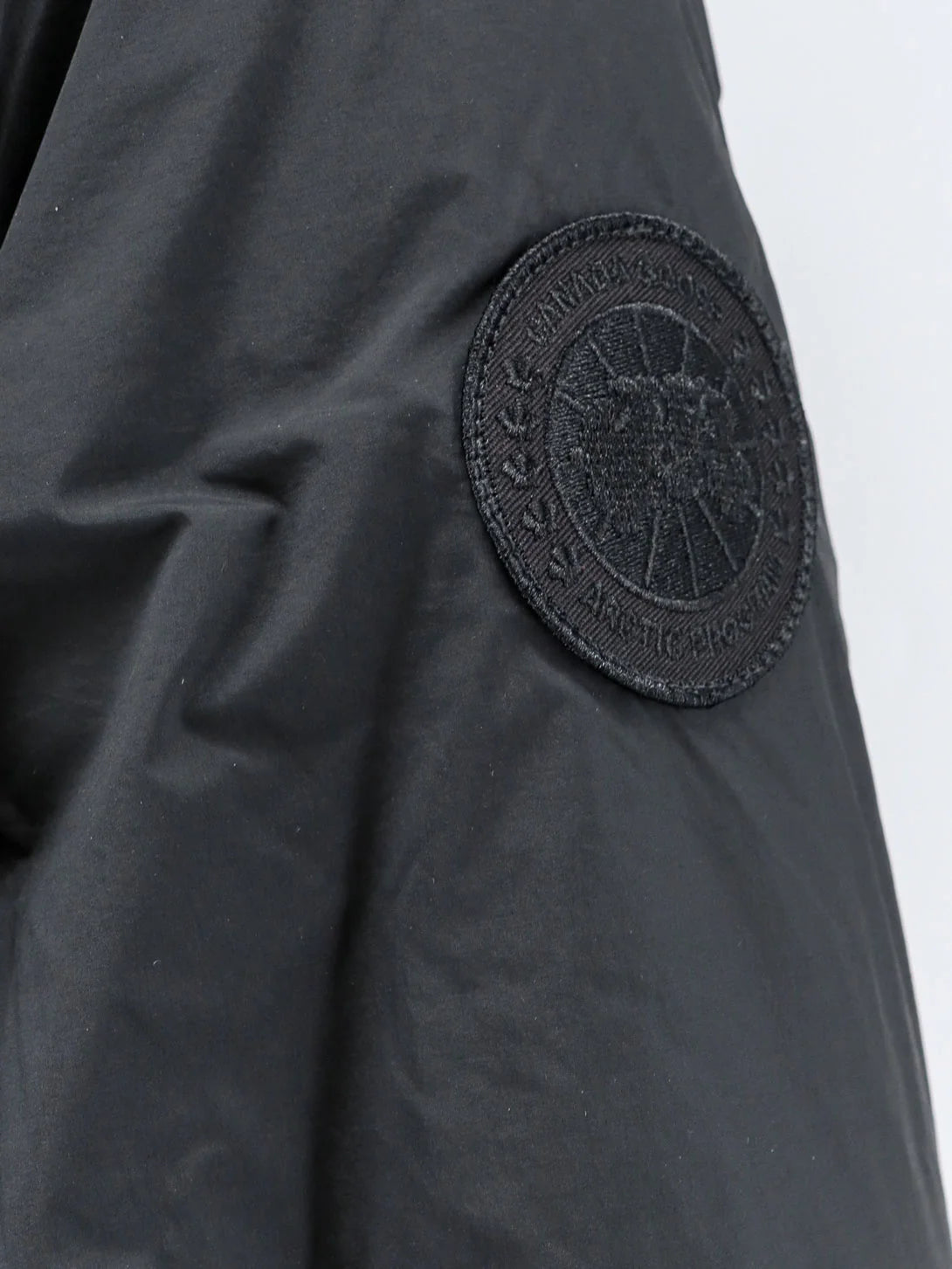 Recycled fabric down jacket