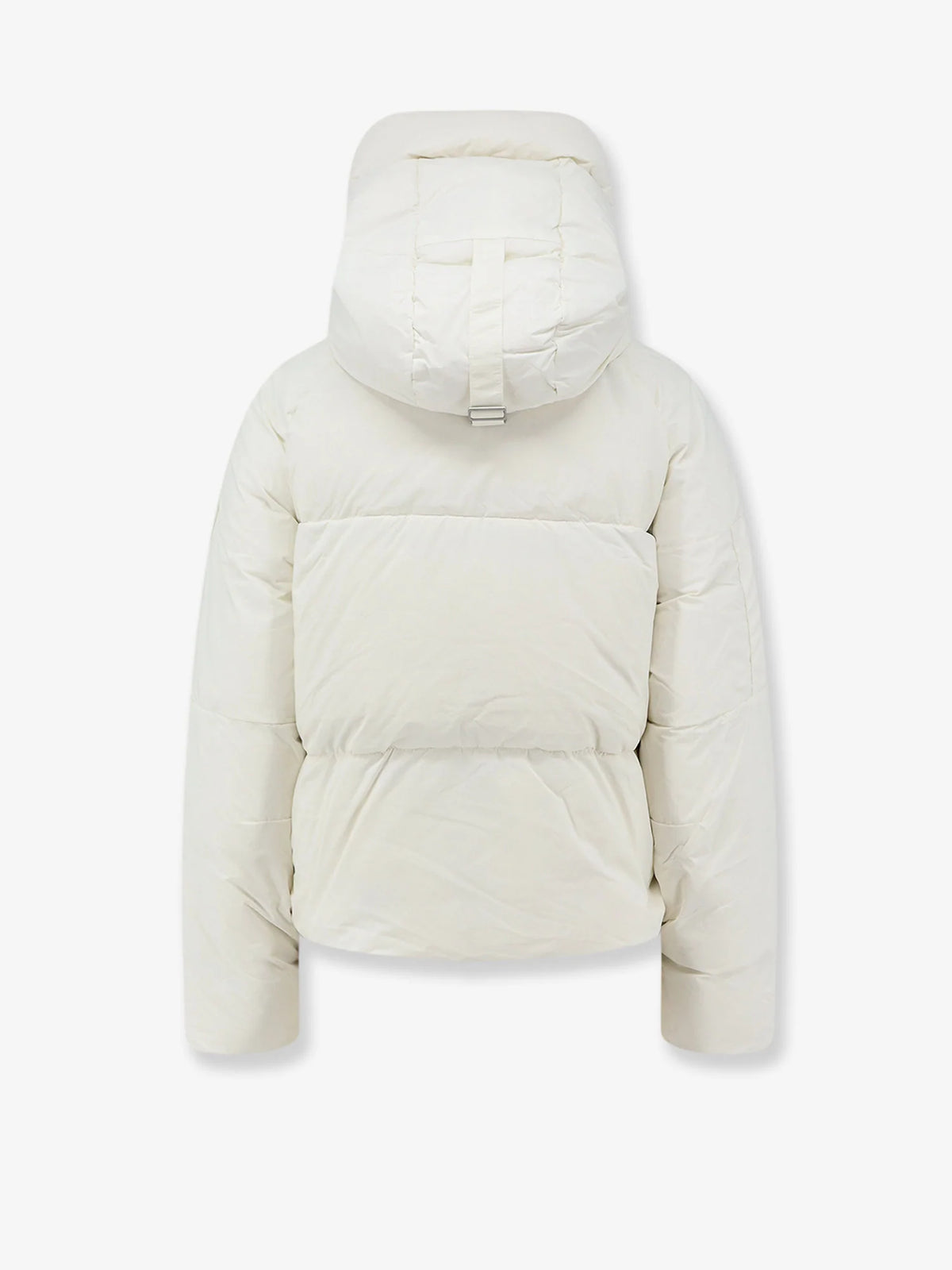 Recycled fabric down jacket