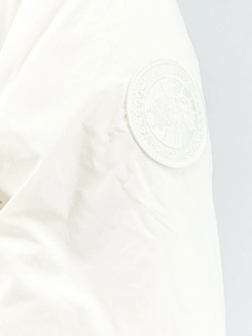 Recycled fabric down jacket