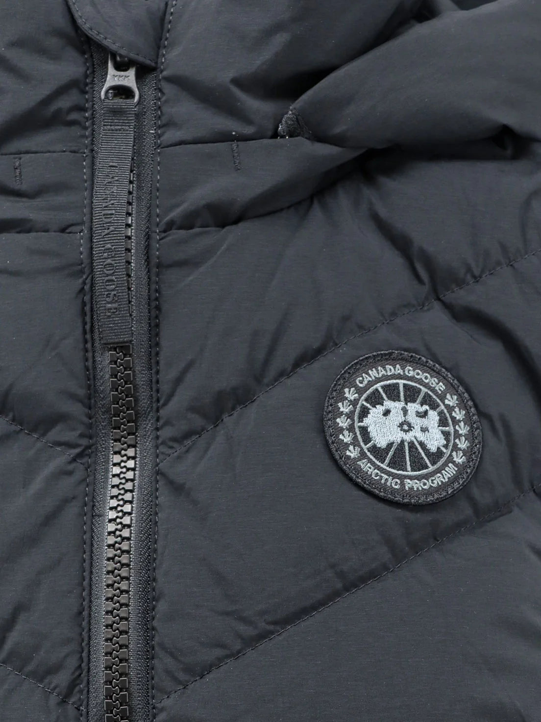 Clair sleeveless nylon blend jacket