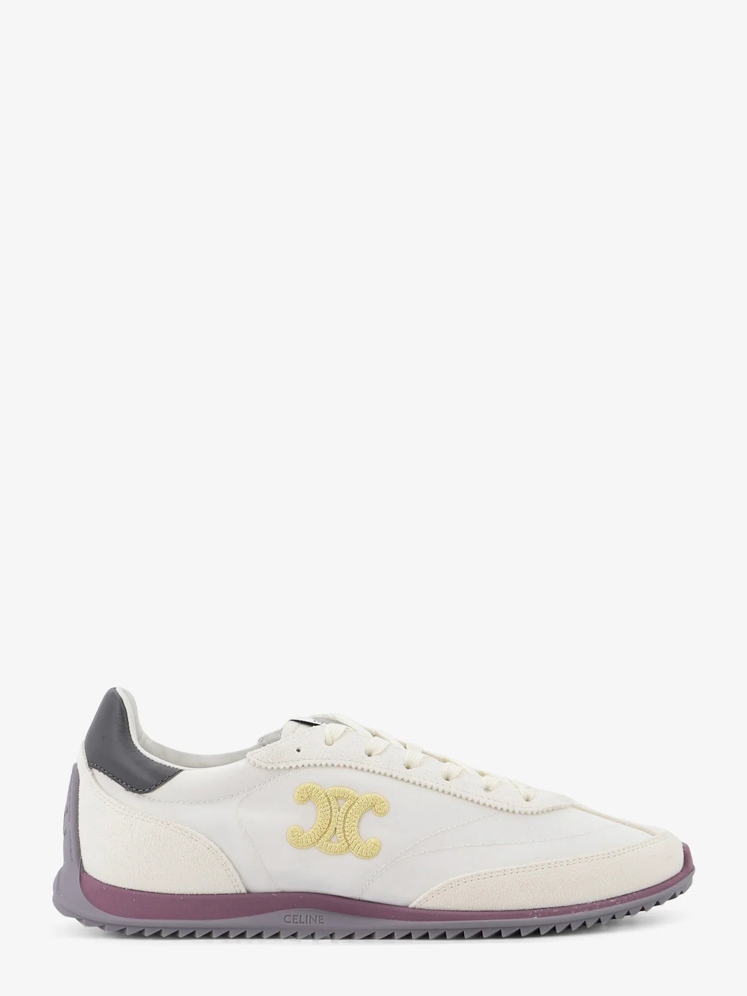 Racer nylon and suede sneakers