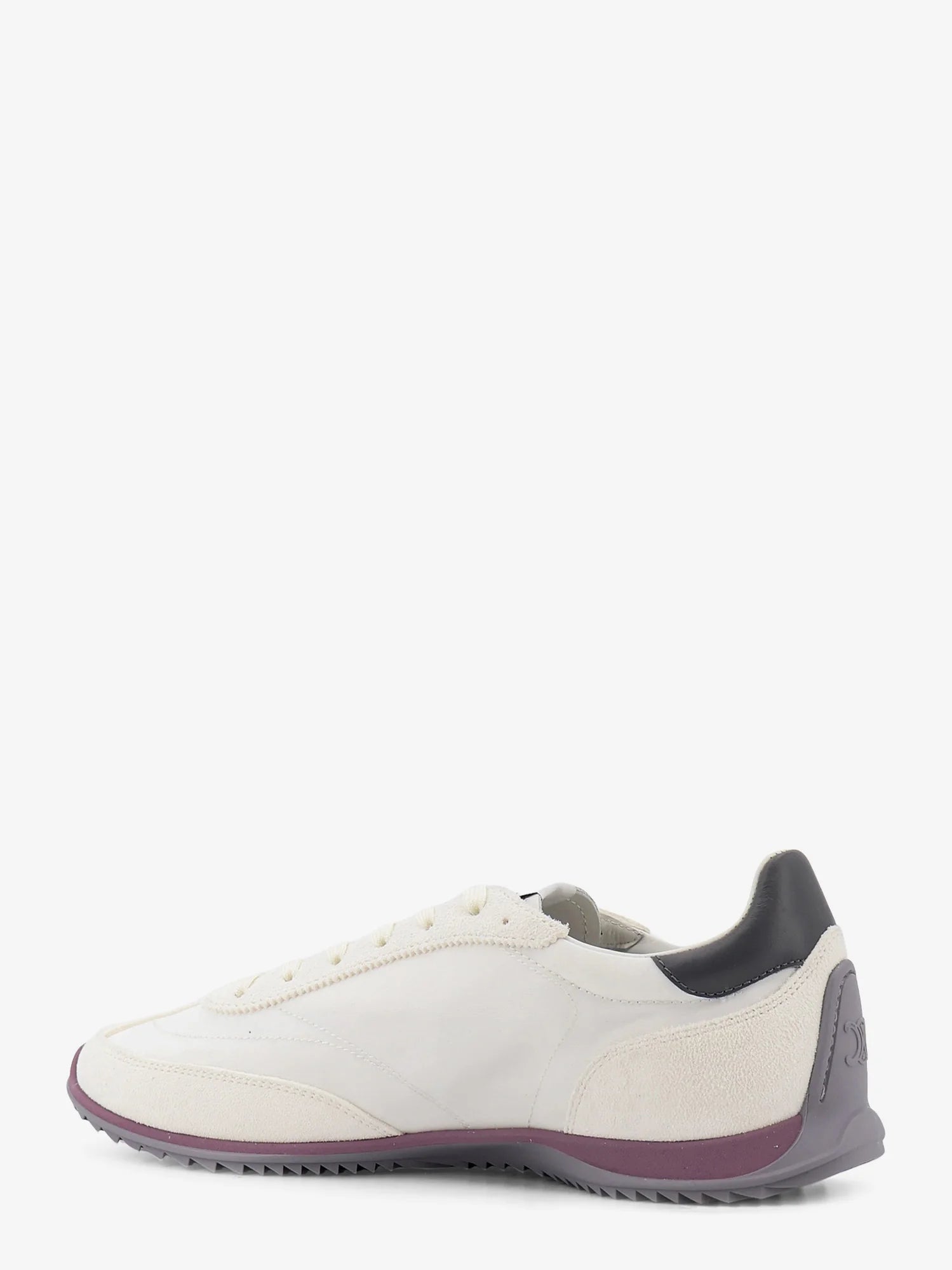 Racer nylon and suede sneakers