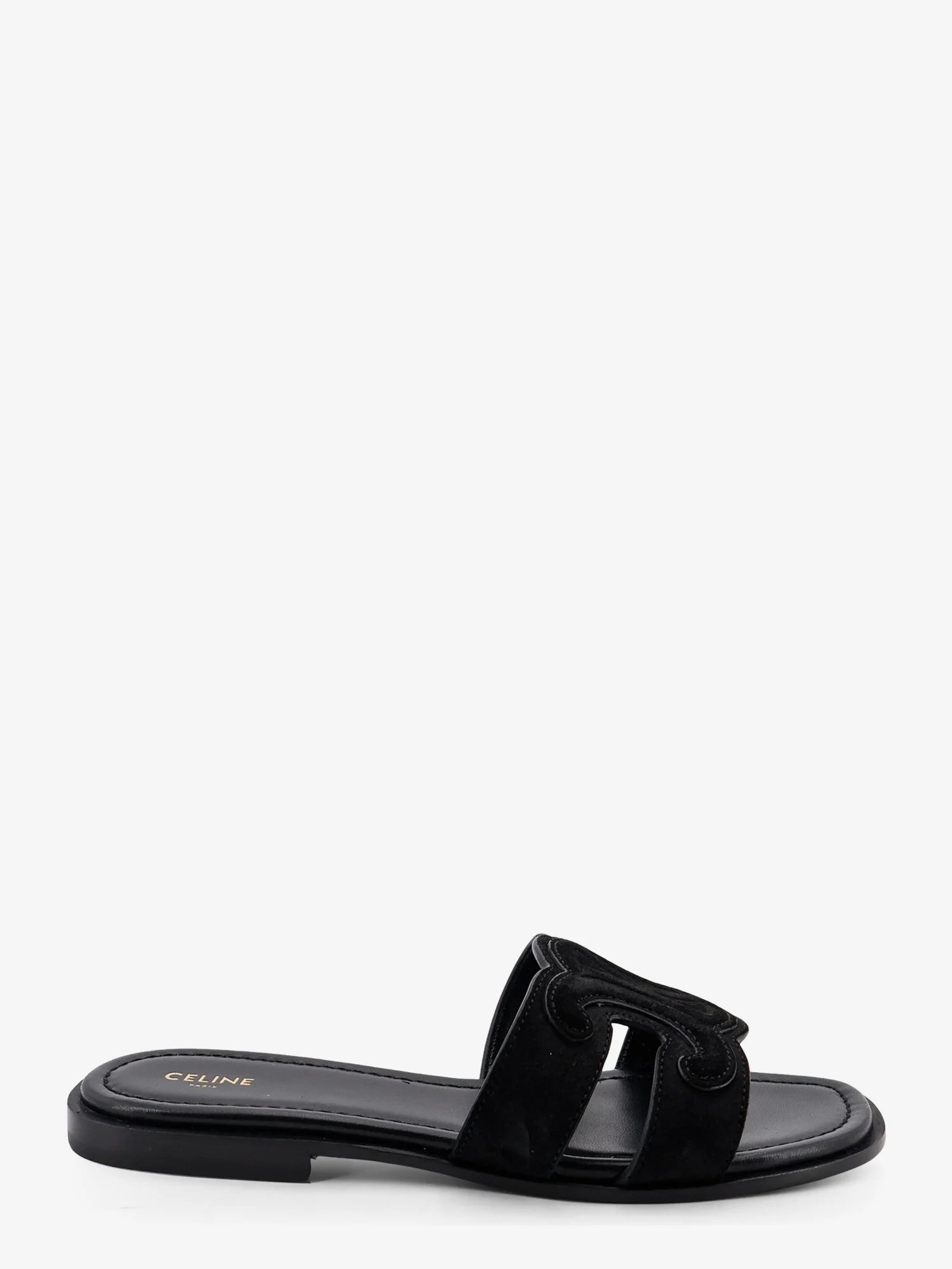 Marina suede sandals with Triomphe logo