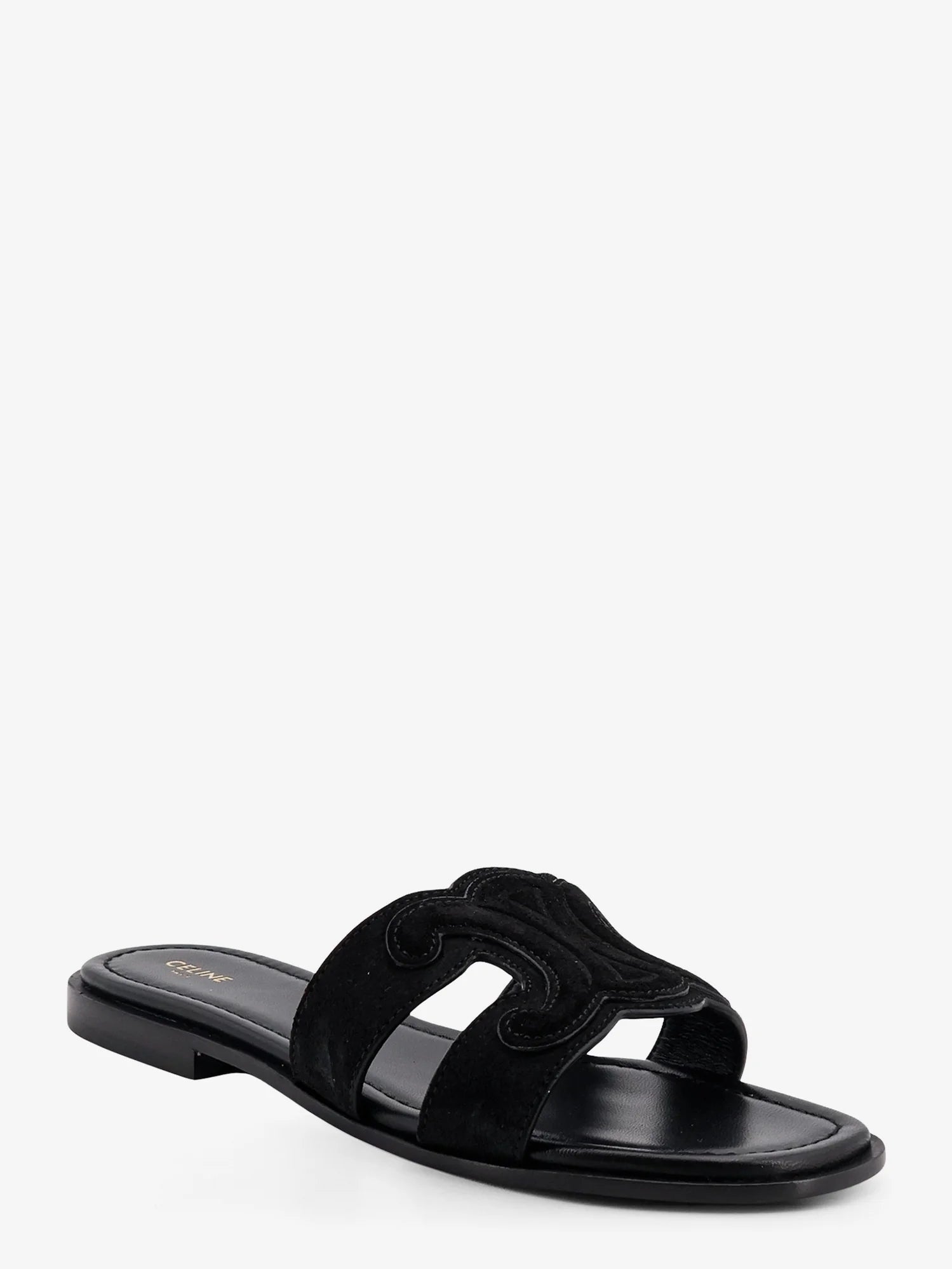 Marina suede sandals with Triomphe logo