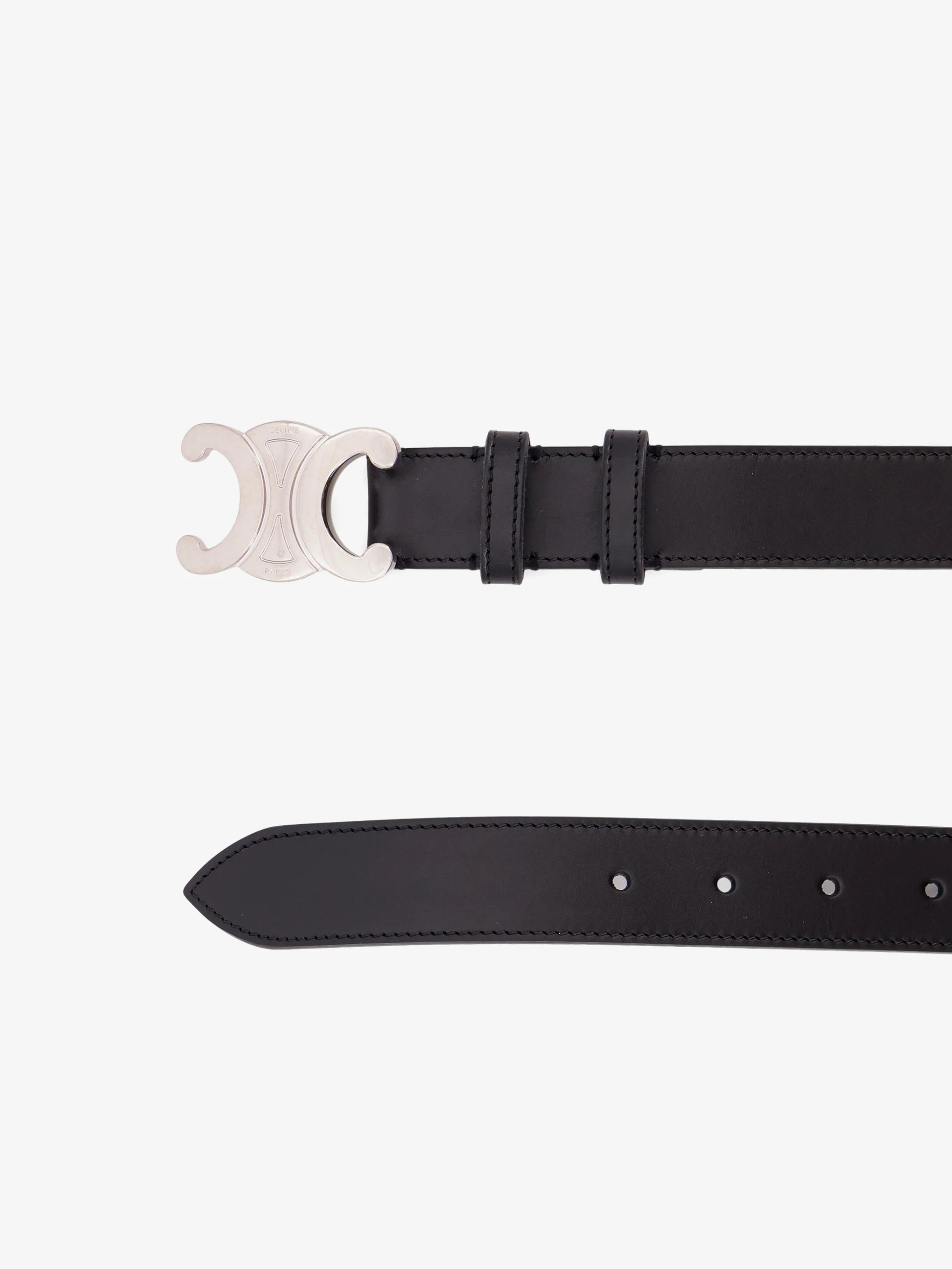 Triomphe leather belt