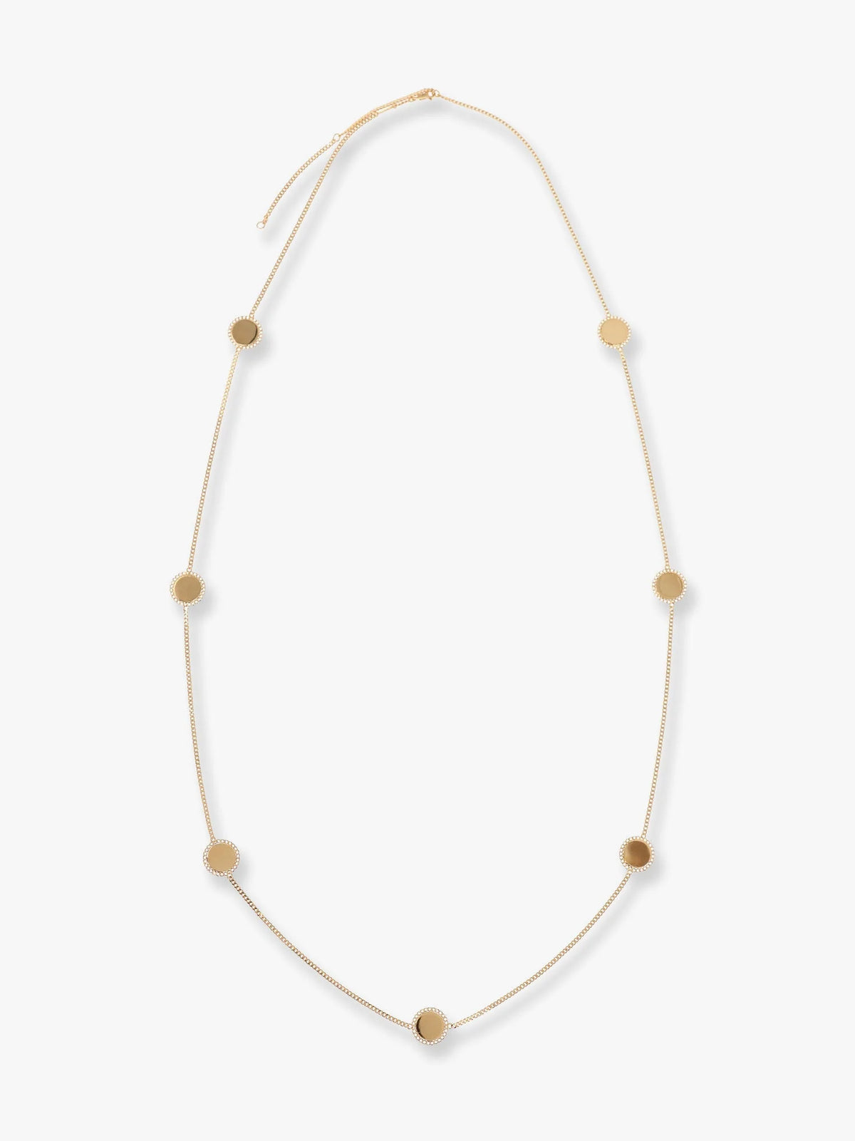 Medaille sautoir metal necklace